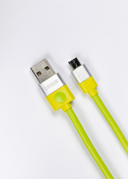 Kabel USB do Micro USB Origami 3m zielony