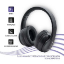 Słuchawki z mikrofonem Qoltec bezprzewodowe | BT 5.0 AB | Czarne