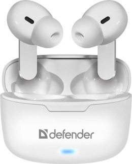 Słuchawki z mikrofonem Defender TWINS 903 bezprzewodowe Bluetooth białe