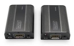 Przedłużacz/Extender DIGITUS HDMI 30m/60m po skrętce Cat.6 4K2K 30Hz/60Hz UHD HDCP 2.2 IR audio (zestaw)