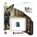Karta pamięci Kingston microSD Canvas Go! Plus 64GB Class 10,UHS-I