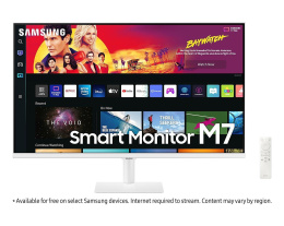 Monitor Samsung 32" Smart M7 White (LS32BM701UUXEN) 2xHDMI 3xUSB USB-C WIFI BT głośniki