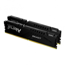 Pamięć DDR5 Kingston Fury Beast 32GB (2x16GB) 4800MHz CL38 1,1V Czarna