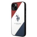 US Polo USHCP14MPSO3 iPhone 14 Plus 6,7" biały/white Tricolor Embossed