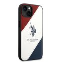 US Polo USHCP14SPSO3 iPhone 14 6,1" biały/white Tricolor Embossed