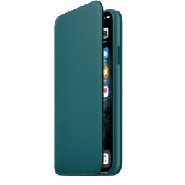 Etui Apple MY1Q2ZM/A iPhone 11 Pro Max pawie pióro/blue Leather Book