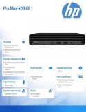 HP Inc. Komputer Pro Mini 400 G9 MT i5-12500T 256GB/8GB/W11P 6B2J1EA