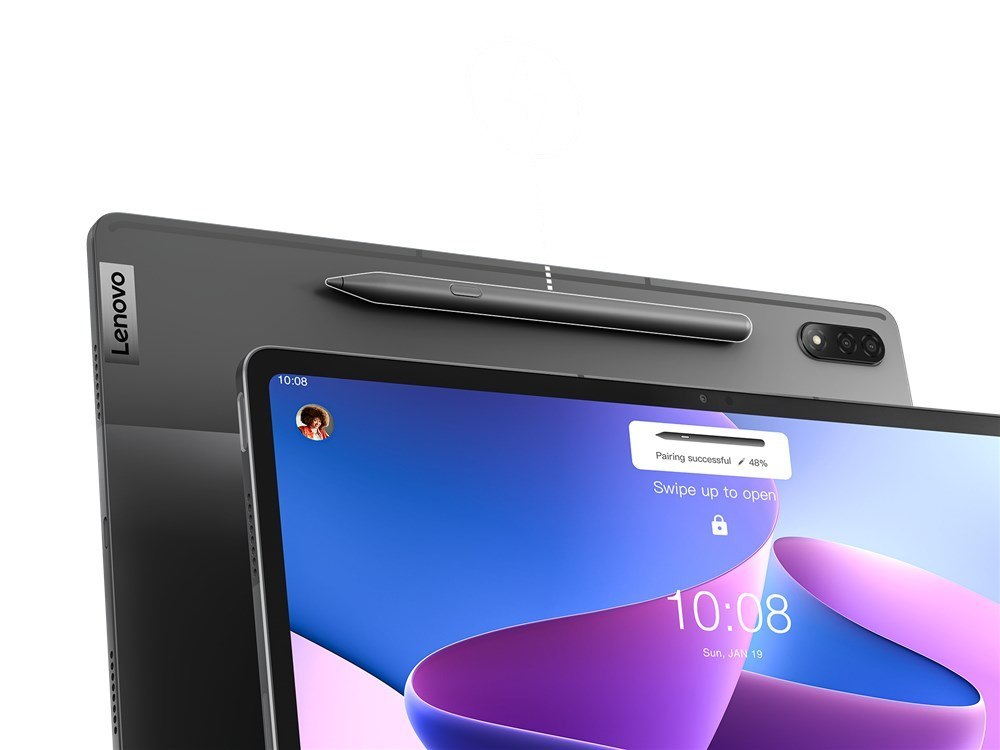 Tablet Lenovo Tab P12 Pro Snapdragon 870 12.6" WQXGA AMOLED 400nits Glossy 8/256GB Adreno 650 GPU 10000mAh Android Storm Grey