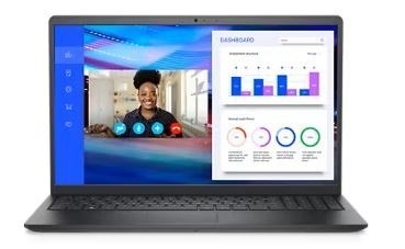Dell Notebook Vostro 3525 Win11Pro Ryzen 7 5825U/16GB/512GB SSD/15.6 FHD/AMD Radeon/FgrPr/Cam & Mic/WLAN + BT/Backlit Kb/4 Cell/3Y Pr