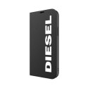Diesel Booklet Case Core iPhone 12/12 Pro czarno-biały/black-white 42486