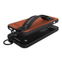 Diesel Handstrap Case Utility Twill iPhone 12 Pro Max czarno-pomarańczowy/black-orange 44289