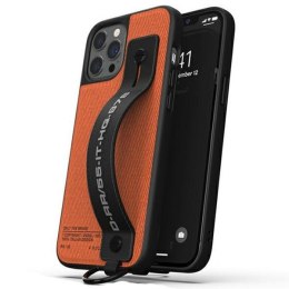 Diesel Handstrap Case Utility Twill iPhone 12/12 Pro czarno-pomarańczowy/black-orange 44288
