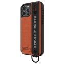 Diesel Handstrap Case Utility Twill iPhone 12/12 Pro czarno-pomarańczowy/black-orange 44288