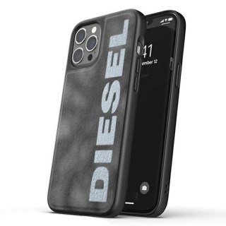 Diesel Moulded Case Bleached Denim iPhone 12/12 Pro szaro-biały/grey-white 44297