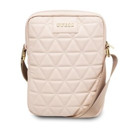 Guess Torba 10'' Różowa/Pink Quilted Tablet Bag