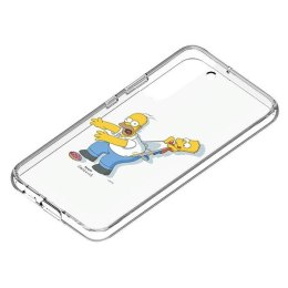 Panel Samsung GP-TOU021HOXYW do etui Frame Cover do Galaxy S22 Simpsons Homer biały/white