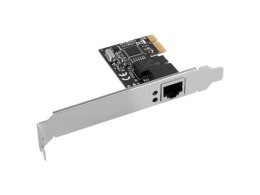 Lanberg Karta sieciowa PCI-E 1X RJ45 1GB RTL8111C śledź low profile