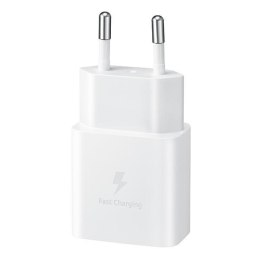 Ład. siec. Samsung EP-T1510XW 15W Fast Charge + kabel USB-C/USB-C biały/white