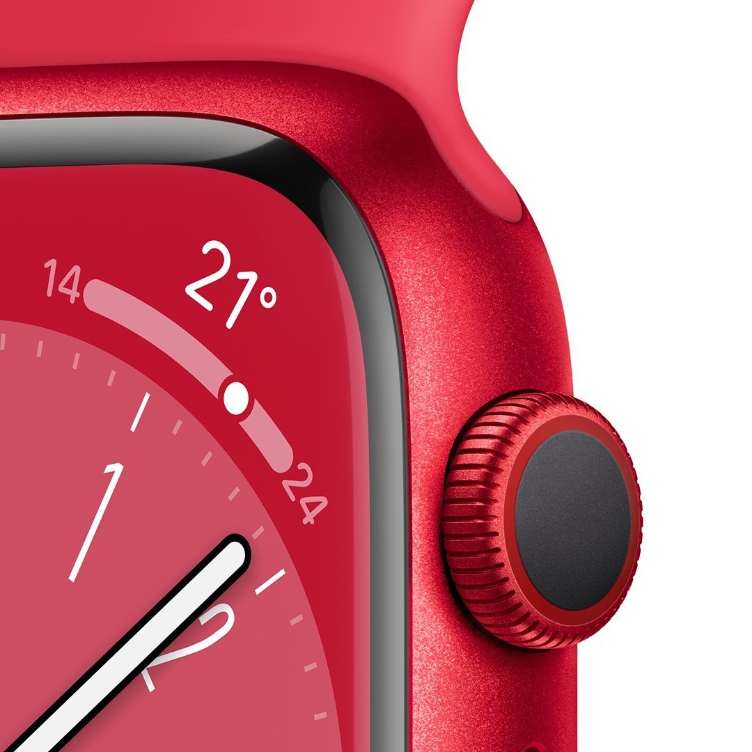 Apple Watch Series 8 GPS + LTE 45mm (PRODUCT)RED Aluminium Case with (PRODUCT)RED Sport Band