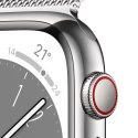 Apple Watch Series 8 GPS + LTE 45mm Silver Stainless Steel Case with Silver Milanese Loop