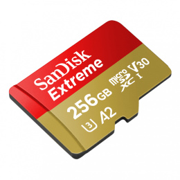 Karta pamięci SanDisk Extreme microSDXC 256GB 190/130 MB/s A2 V30 U3