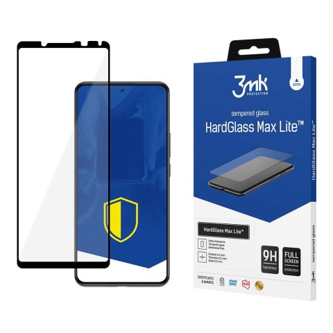 3MK HardGlass Max Lite Sony Xperia 5 IV czarny/black Fulscreen Glass Lite
