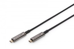 Digitus Kabel połączeniowy hybrydowy AOC USB 3.1 Typ C/USB Typ C 4K 60Hz 10m