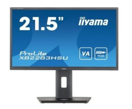 IIYAMA Monitor 21.5 cala XB2283HSU-B1 VA,HDMI,DP,2x2W,2xUSB,HAS,VESA