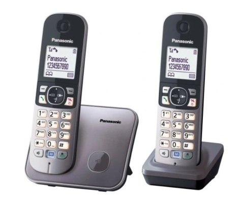 Panasonic Telefon bezprzewodowy KX-TG6812 dect szary