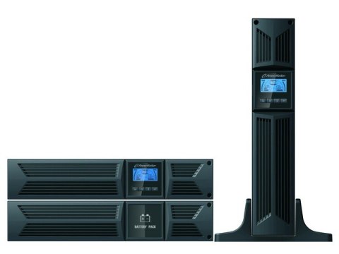 PowerWalker Zasilacz awaryjny on-line 3000VA 8X IEC + 1x IEC/C19OUT, USB/232, LCD, RACK 19/tower