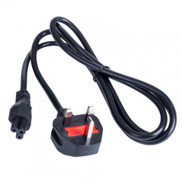Kabel zasilający Akyga AK-AG-02A brytyjski CCA BS 1363 (Typ G) / IEC C5 1.5 m UK