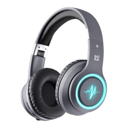 Słuchawki z mikrofonem Defender FREEMOTION B571 bezprzewodowe Bluetooth podświetlane + MP3 Player