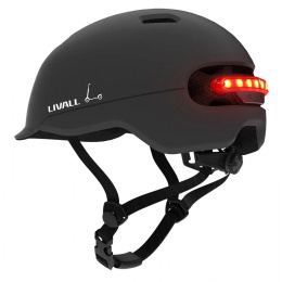 Kask rowerowy miejski Livall C20/SH50 LED/SOS 54-58cm