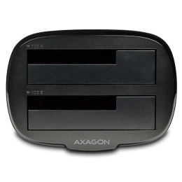 AXAGON Stacja dokująca ADSA-ST, USB 3.2 Gen 1 - 2x SATA 6G 2.5"/3.5" SSD/HDD CLONE DUAL