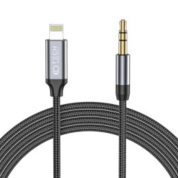 TECH-PROTECT ULTRABOOST LIGHTNING TO AUX MINI JACK 3.5MM CABLE 100CM BLACK