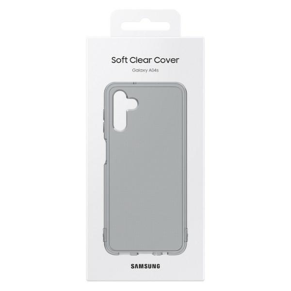 Etui Samsung EF-QA047TBEGWW A04s A047 czarny/black Soft Clear Cover