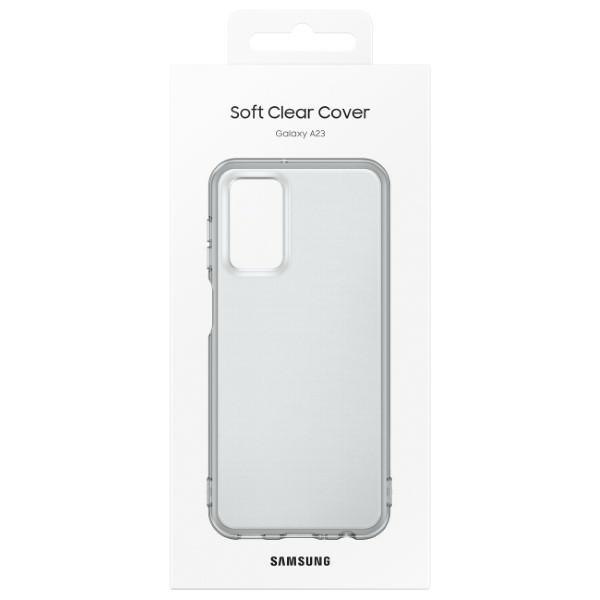 Etui Samsung EF-QA235TBEGWW A23 5G A235 czarny/black Soft Clear Cover