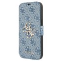 Guess GUBKP13L4GMGBL iPhone 13 Pro / 13 6,1" niebieski/blue book 4G Big Metal Logo