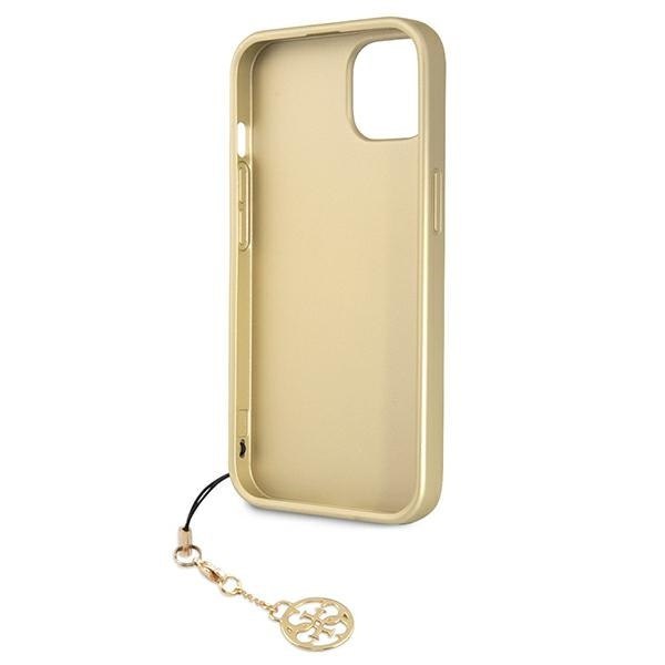 Guess GUHCP13SGF4GBR iPhone 13 mini 5,4" brązowy/brown hardcase 4G Charms Collection