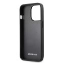 AMG AMHCP13LOSDBK iPhone 13 Pro / 13 6,1" czarny/black hardcase Leather Curved Lines
