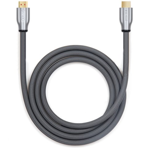 Unitek przewód kabel LUX HDMI 2.0 oplot | 2m | Y-C138RGY