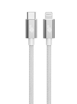 TB Kabel Lightning MFi - USB C srebrny 1m
