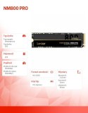 Lexar Dysk SSD NM800 PRO 2TB NVMe M.2 2280 7500/6500MB/s