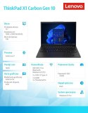 Lenovo Ultrabook ThinkPad X1 Carbon Gen 10 21CB00B8PB W11Pro i7-1255U/16GB/512GB/INT/LTE/14.0 WUXGA/Touch/Black/3YRS Premier Support
