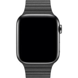 Pasek Apple Watch MXAC2AM/A 42/44/45mm Leather Loop Band czarny/black (Large)