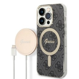 Zestaw Guess GUBPP14XH4EACSK Case+ Charger iPhone 14 Pro Max 6,7