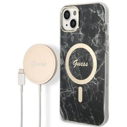 Zestaw Guess GUBPP14MHMEACSK Case+ Charger iPhone 14 Plus 6,7
