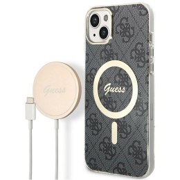 Zestaw Guess GUBPP14SH4EACSK Case+ Charger iPhone 14 6,1